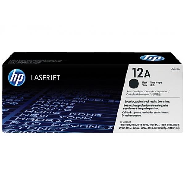 HP 12A LaserJet Toner Cartridge (Black)