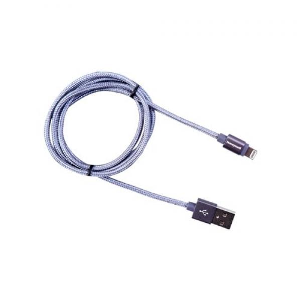 Honeywell Apple Lightning Charge And Sync Braided Cable 1.2 Meter (Grey)