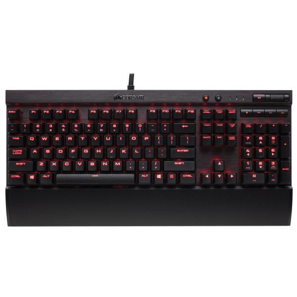 Corsair K70 Rapidfire Mechanical Gaming Keyboard Cherry Mx Speed Switches With Red Backlight