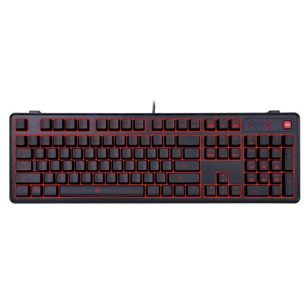 Thermaltake Tt Esports Mechanical Gaming Keyboard Meka Pro Cherry Mx Blue Switches With Red Backlight