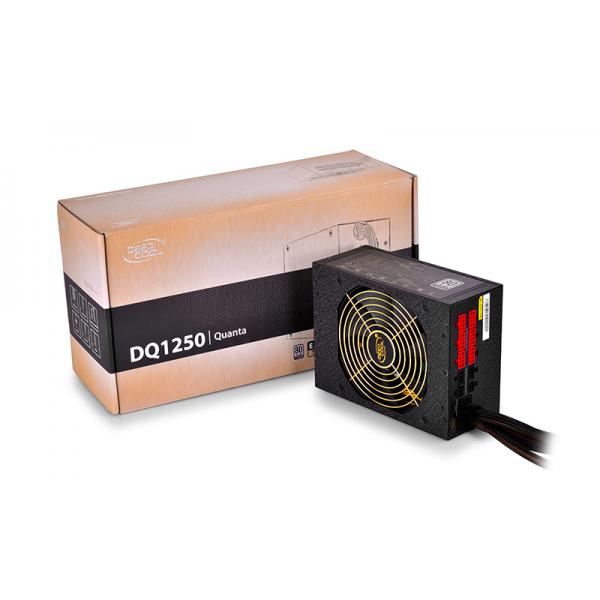 Deepcool Quanta DQ1250 SMPS 1250 Watt 80 Plus Platinum Certification Fully Modular PSU With Active PFC