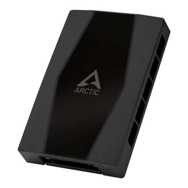 Arctic 10 Port PWM Cabinet Fan Hub with SATA Power (Black)