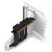 Nzxt Vertical GPU Mounting Kit with 175mm PCIe 4.0 Riser Cable (White)