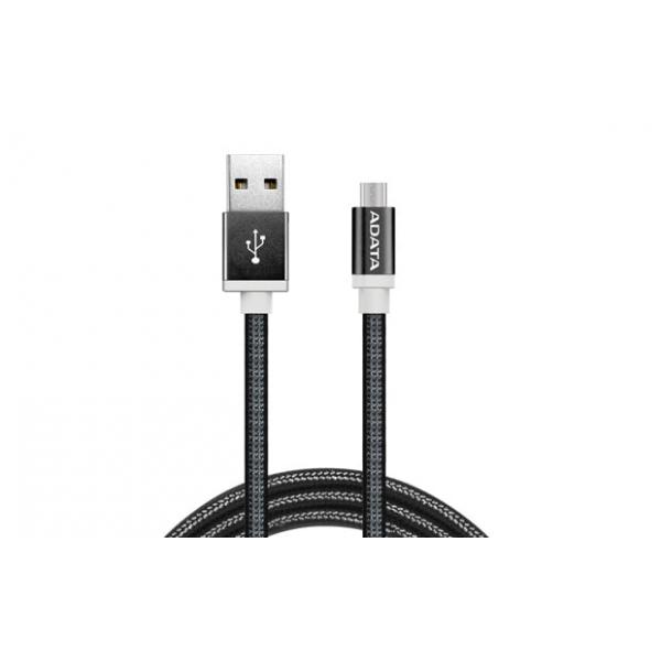 Adata USB to Micro USB Braided Cable 1 Meter (BLACK)