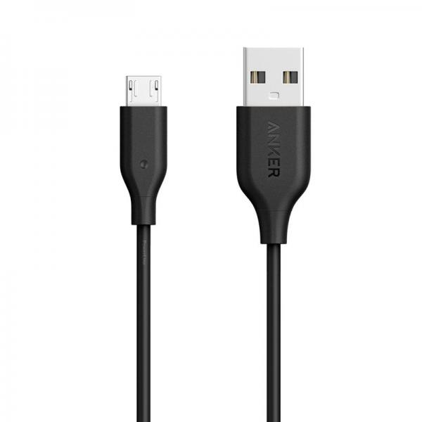 Anker Power Line 3FT Micro USB Charging Cable (Black)