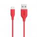 Anker Power Line 3ft Micro Usb Red