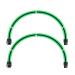 Ant Esports MODPRO Sleeve PSU Extension Cable Kit - 30cm (Green-Black)