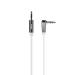 Belkin MIXIT Audio Cable With Flat Right Angle 3.5 mm Aux Connector (White)