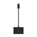 Belkin USB-C To VGA Charging And Video Display Cable With Adapter For MacBook And Mac (Black)