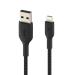 Belkin Boost Charge Lightning To USB-A 1 Meter Braided Charging And Sync Cable (Black)