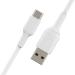 Belkin Boost Charge USB-C To USB-A 1 Meter Charging And Sync Cable (White)