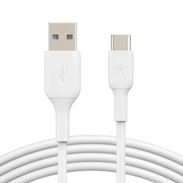 Belkin Boost Charge USB-C To USB-A 1 Meter Charging And Sync Cable (White)
