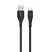 Belkin DuraTek Plus USB Type-C To USB-A 1.2 Meter Charging Cable With Strap (Black)