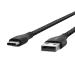 Belkin DuraTek Plus USB Type-C To USB-A 1.2 Meter Charging Cable With Strap (Black)