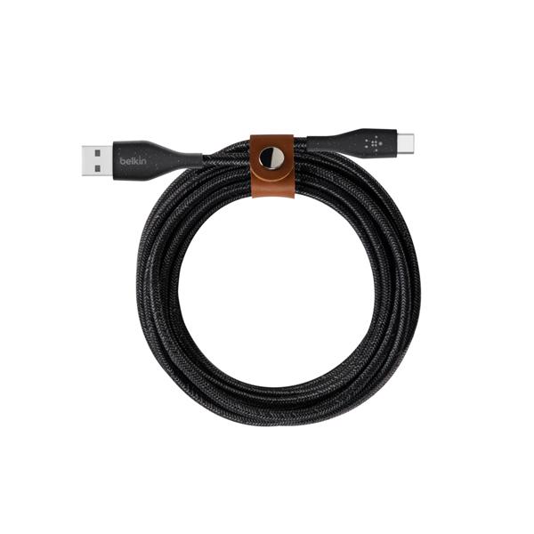 Belkin DuraTek Plus USB Type-C To USB-A Charging Cable (Black)