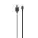 Belkin MIXIT Lightning To USB 1.2 Meter Charging and Sync Cable For iPhone (Black)