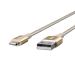 Belkin MIXIT DuraTek Lightning To USB 1.2 Meter Charging Cable For iPhone (Gold)