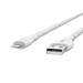 Belkin DuraTek Plus Lightning To USB-A 1.2 Meter Charging Cable For iPhone With Strap (White)