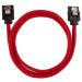 Corsair Premium Sleeved SATA 6Gbps 60cm Cable (Red)