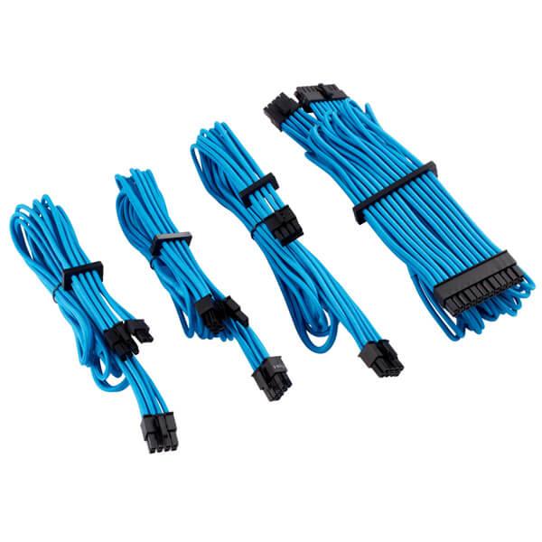 Corsair Premium Individually Sleeved PSU Cables Starter Kit Type 4 Gen 4 (Blue)