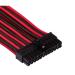 Corsair Premium Individually Sleeved PSU Cables Starter Kit Type 4 Gen 4 (Red-Black)