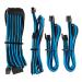 Corsair Premium Individually Sleeved PSU Cables (Blue-Black)