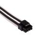 Corsair Premium Individually Sleeved EPS/ATX 12V Cable (White-Black)