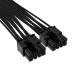 Corsair Premium Individually Sleeved 12+4pin 600W PCIe 5.0 12VHPWR Type-4 Black PSU Power Cable (CP-8920331)