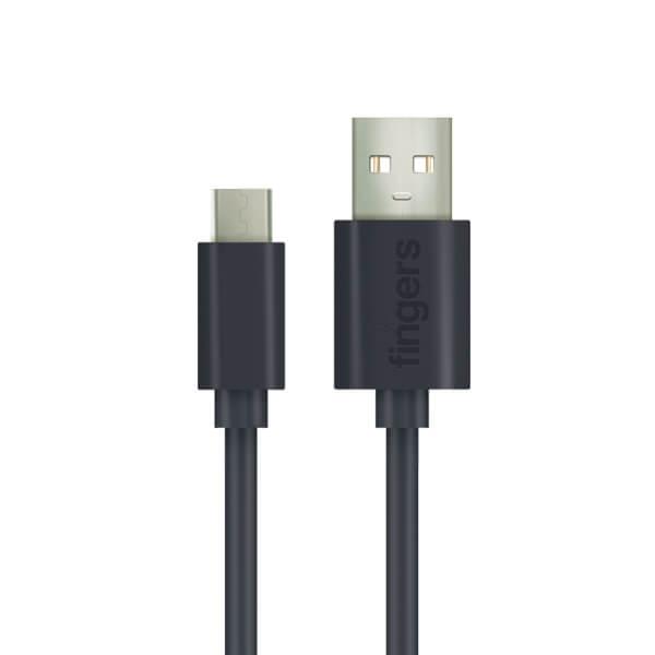Fingers Micro USB Mobile Charging and Sync Cable 1Meter (Black)