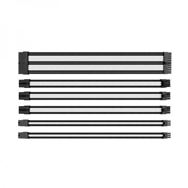 Thermaltake Mod Sleeve Extension Cable Kit (White-Black)