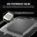 CORSAIR iCUE XC7 RGB ELITE LCD CPU Water Block (1700/AM5) – Stealth Gray