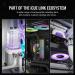 CORSAIR iCUE LINK XD5 RGB Elite Pump and Reservoir Combo – White