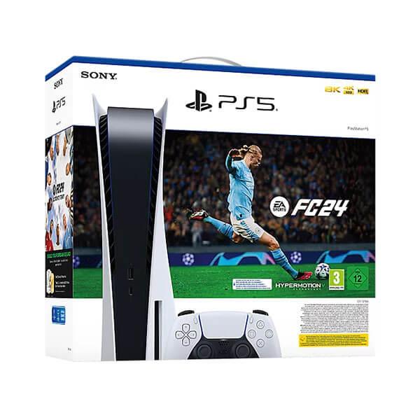 Sony PS5 Console with EA Sports FC 24 Bundle (White)