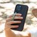 SleekStrip Phone Stand and Grip - Matte Black Base with Digital Jungle Camo Strip