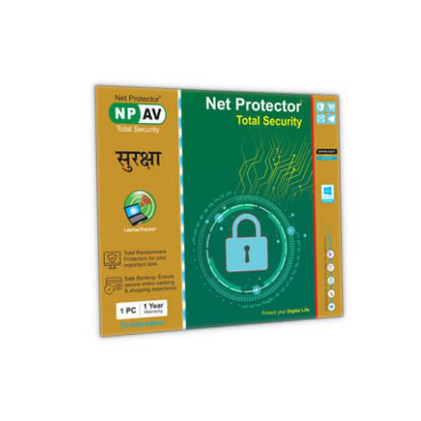 Net Protector Total Security 1 User 1 Year Antivirus