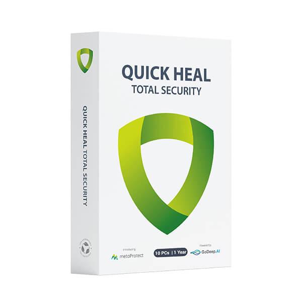 Quick Heal Total Security 10 User 1 Year Antivirus