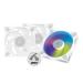 Arctic P12 PWM PST ARGB White Cabinet Fan (Triple Pack)