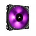CORSAIR ML140 Pro RGB - 140mm PWM Premium Magnetic Levitation RGB Cabinet Fan With Lighting Node Pro (Dual Pack)