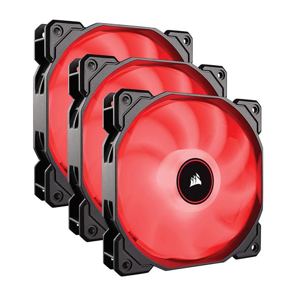 Corsair Air Series AF120 Red - 120mm Red LED Cabinet Fan (Triple Pack)