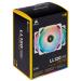 CORSAIR LL120 RGB White - 120mm Dual Light Loop RGB LED PWM Fan with Lighting Node Pro (Triple Pack)
