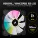 CORSAIR iCUE SP140 RGB ELITE Performance 140mm PWM Fan (Single Pack)