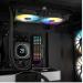 Corsair iCUE ML120 RGB Elite Premium 120mm PWM Magnetic Levitation Triple Fan Kit (Black)