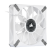 Corsair ML120 LED Elite, 120mm Magnetic Levitation White LED Cabinet Fan with AirGuide - Single Pack - White Frame (CO-9050127-WW)