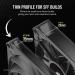 Corsair iCUE AF120 RGB SLIM 120mm Cabinet Fan – Black (Twin Pack)