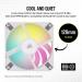 Corsair iCUE AF120 RGB SLIM 120mm Cabinet Fan – White (Twin Pack)