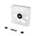 Corsair iCUE Link QX120 RGB White 120mm PWM Cabinet Fan Expansion Kit (Single Pack)