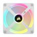 Corsair iCUE Link QX120 RGB White 120mm PWM Cabinet Fan Starter Kit with iCUE Link System Hub (Triple Pack)