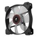 Corsair Air Series SP120 Red - 120mm High Static Pressure Red LED Cabinet Fan (Single Pack)