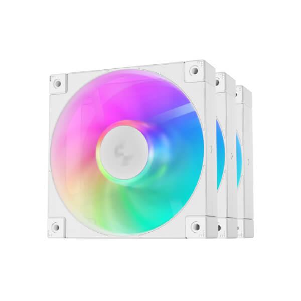 Deepcool FD12 ARGB 120mm 3 in 1 White Cabinet Fan