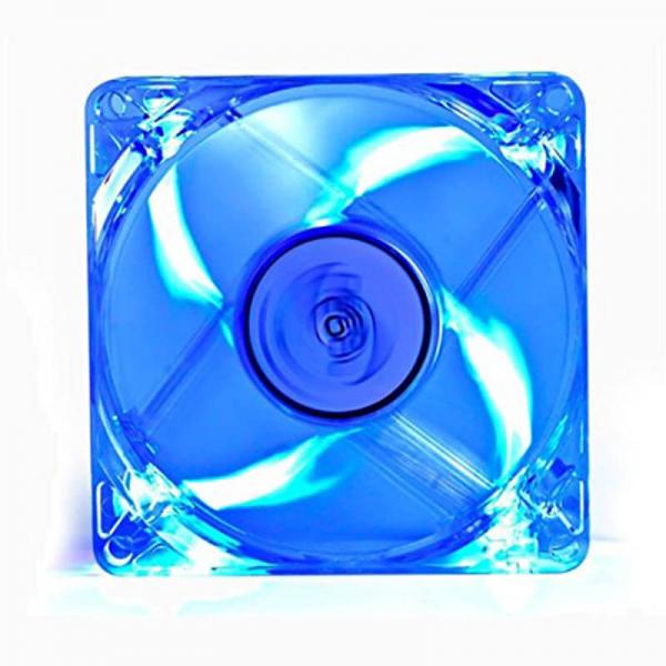 Deepcool XFAN 80L/B 80mm Blue LED Cabinet fan (Single Pack)